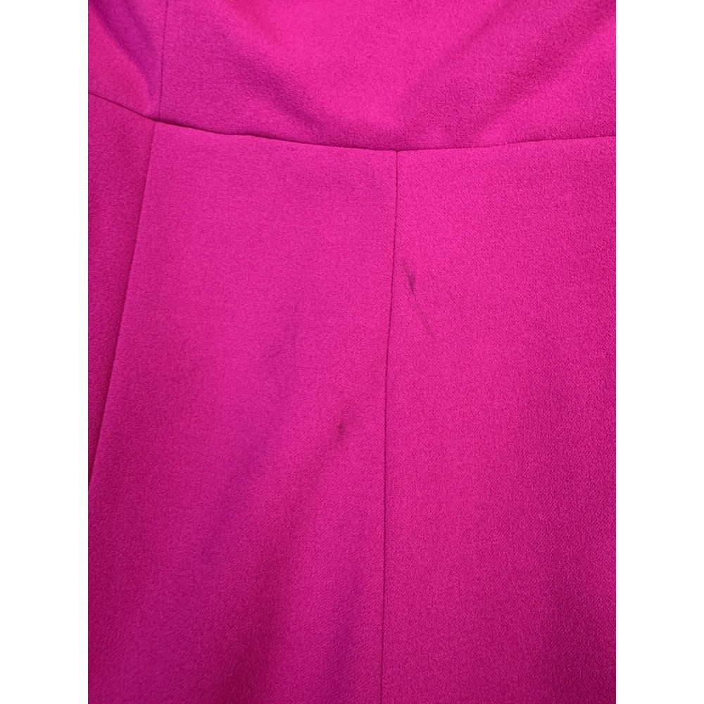 Bebe Pink Jumpsuit Womens Medium Wide Leg Spaghetti Strap Fuchsia NWT Read - Picture 11 of 16